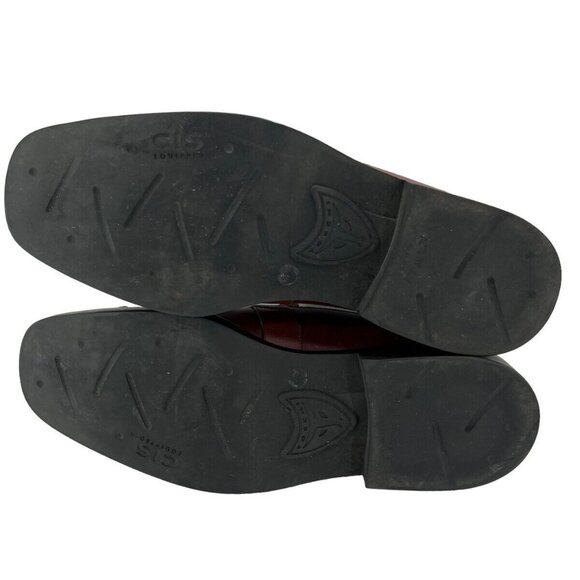 Michael Toschi Mens 11 M Loafer Slip On Brown Kidskin Italy - Picture 9 of 9